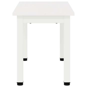 Couchtisch Weiß 60 x 30 x 36 cm Massives Kiefernholz