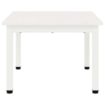 Couchtisch Weiß 60 x 50 x 36 cm Massives Kiefernholz