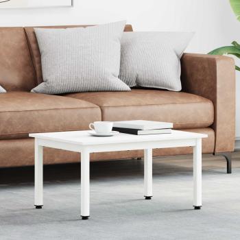 ARDEBO.de - Couchtisch Weiß 60 x 50 x 36 cm Massives Kiefernholz