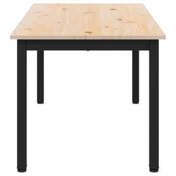 Couchtisch Natur 100 x 50 x 45 cm Massives Kiefernholz