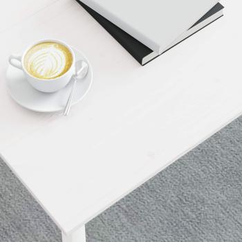 Couchtisch Weiß 80 x 80 x 45 cm Massives Kiefernholz