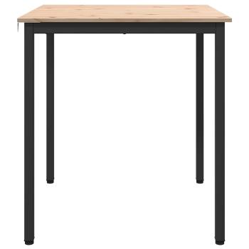 Esstisch Natur 70 x 70 x 75 cm Massives Kiefernholz