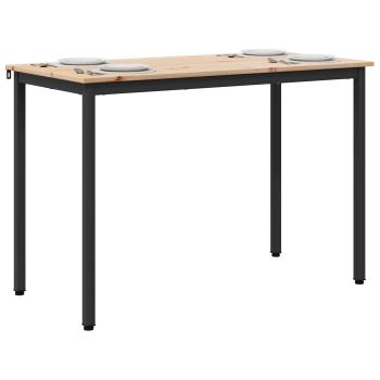 ARDEBO.de - Esstisch Natur 110 x 55 x 75 cm Massives Kiefernholz