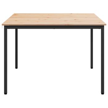 Esstisch Natur 110 x 110 x 75 cm Massives Kiefernholz