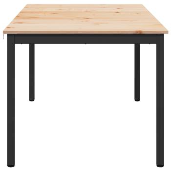 Esstisch Natur 140 x 80 x 75 cm Massives Kiefernholz