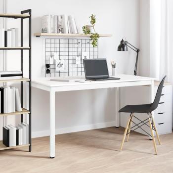 Esstisch Weiß 140 x 80 x 75 cm Massives Kiefernholz