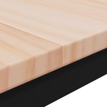 Esstisch Natur 150 x 90 x 75 cm Massives Kiefernholz