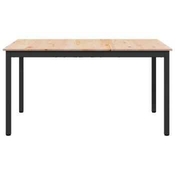 Esstisch Natur 150 x 90 x 75 cm Massives Kiefernholz