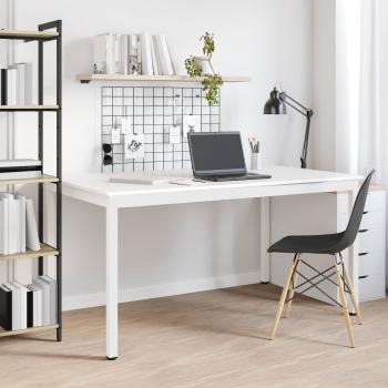 Esstisch Weiß 150 x 90 x 75 cm Massives Kiefernholz