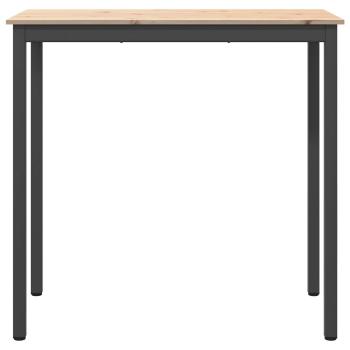 Bartisch Natur 110 x 55 x 105 cm Massives Kiefernholz