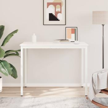 Bartisch Weiß 110 x 55 x 105 cm Massives Kiefernholz