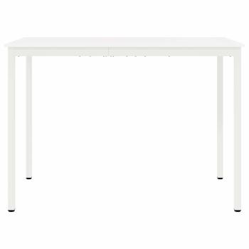 Bartisch Weiß 110 x 55 x 105 cm Massives Kiefernholz