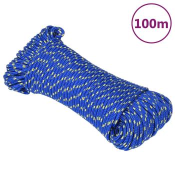 ARDEBO.de - Bootsseil Blau 4 mm 100 m Polypropylen