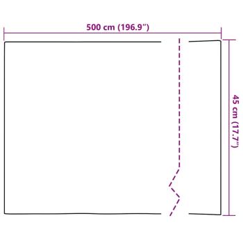 Statische Fensterfolie Blumen-Muster 45 x 500 cm PVC