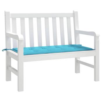 Gartenbank-Kissen Türkis 100 x 50 x 4 cm Oxford Stoff