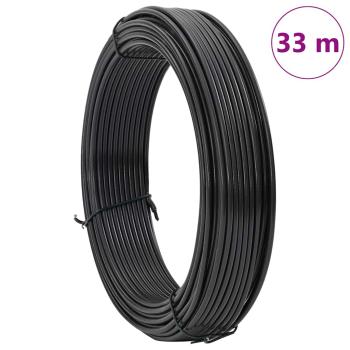 Zaunbindedraht Anthrazit 33 m PVC