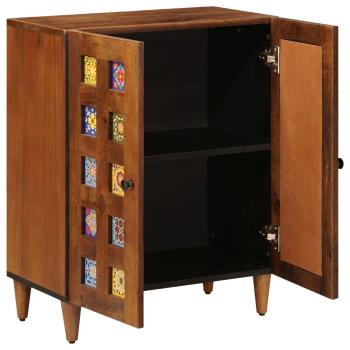 Sideboard Walnuss 60 x 33,5 x 75 cm Massivholz Mango