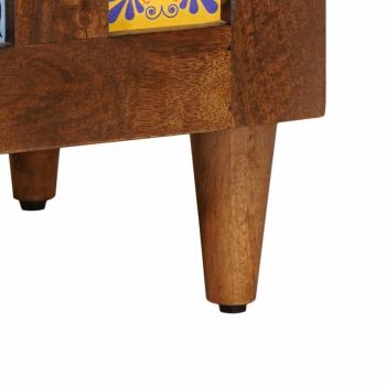 Sideboard Walnuss 60 x 33,5 x 75 cm Massivholz Mango