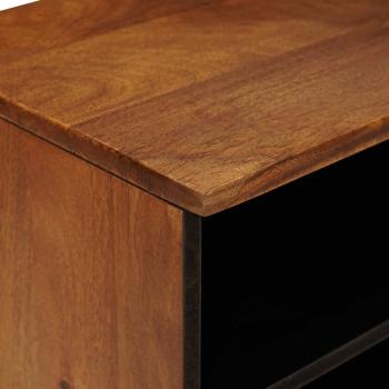 TV-Schränk Walnuss 100 x 33,5 x 46 cm Massivholz Mango