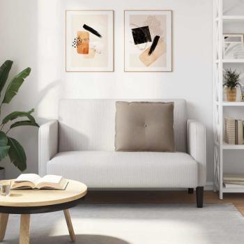 Rückenkissen Taupe 60 x 50 cm Mikrofaserstoff