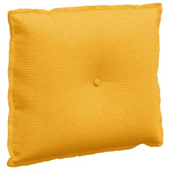 Rückenkissen Helles Gelb 60 x 50 cm Cordstoff