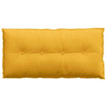 Rückenkissen Helles Gelb 100 x 50 cm Cordstoff