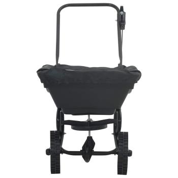 Streuer Schwarz 80 x 46 x 75 cm PVC und Stahl