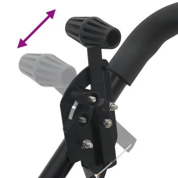 Streuer Schwarz 80,5 x 53 x 78,5 cm PVC und Stahl