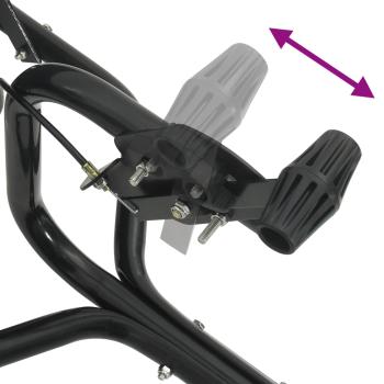 Streuer Schwarz 106 x 53 x 75 cm PVC und Stahl