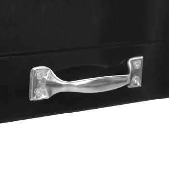 Werkbänke mit Schubladen Schwarz 81 x 41 x 145 cm Holzwerkstoff