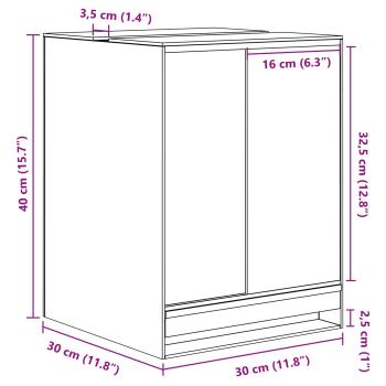 Reptilien- und Amphibienhabitate Weiß 30 x 30 x 40 cm Glas