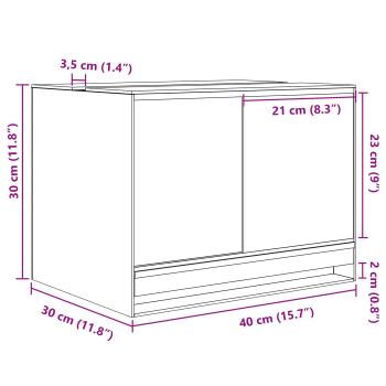 Reptilien- und Amphibienhabitate Weiß 40 x 30 x 30 cm Glas
