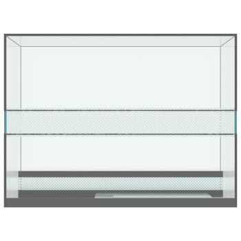 Reptilien- und Amphibienhabitate Weiß 40 x 30 x 30 cm Glas