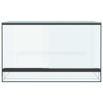 Reptilien- und Amphibienhabitate Weiß 50 x 30 x 30 cm Glas