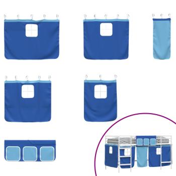 Weiß und Blau 100 x 201 cm