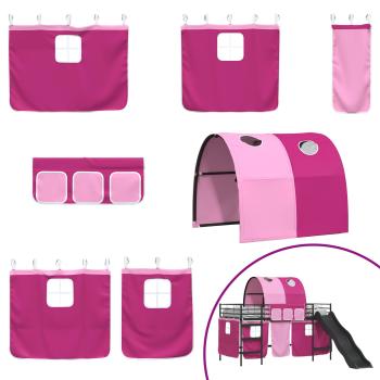 Schwarz und Pink 80 x 201 cm