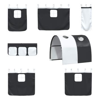 Weiß und Schwarz 100 x 190 cm