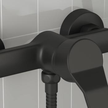 Duschmischer Schwarz G 1 / 2 Zoll Messing