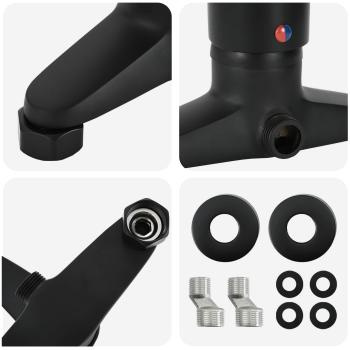 Duschmischer Schwarz G 1 / 2 Zoll