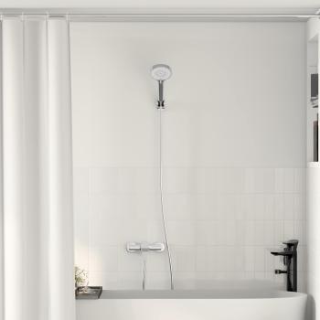 ARDEBO.de - Duschkopf Set Chrom G 1 / 2 Zoll Messing