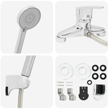 Duschkopf Set Chrom G 1 / 2 Zoll