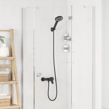 Duschkopf Set Schwarz G 1 / 2 Zoll