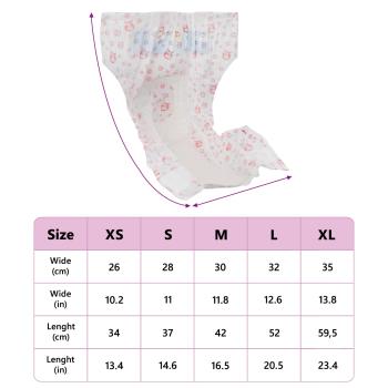 Wegwerf-Hundewindel für Hündinnen 30 pcs Weiß L