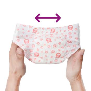 Wegwerf-Hundewindel für Hündinnen 50 pcs Weiß L