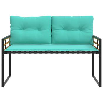 Gartenmöbel Set mit Kissen 4 pcs Türkis