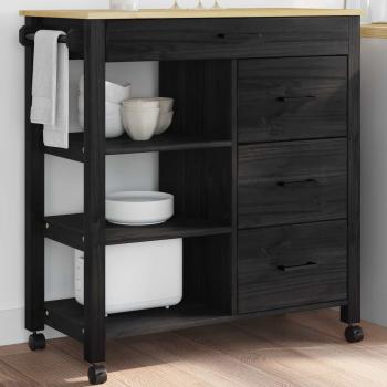 Küchentrolley Schwarz