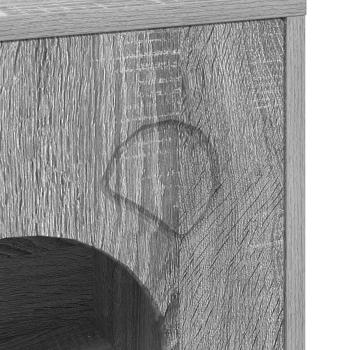 Katzenhaus Graues Sonoma 42,5 x 40 x 52,5 cm Holzwerkstoff