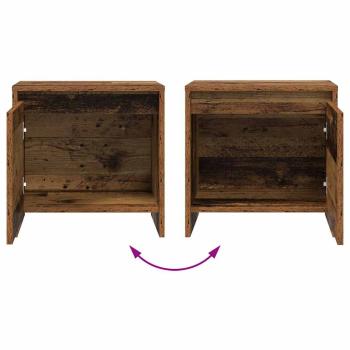Nachttisch Altholz 45 x 34 x 44,5 cm Holzwerkstoff