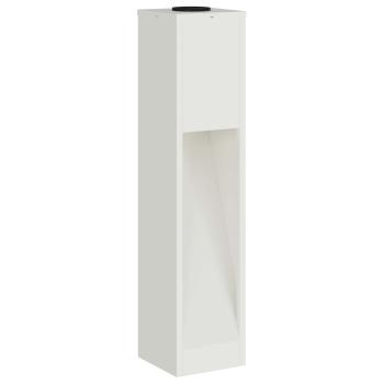 Solar LED Wegeleuchte 2 pcs Weiß Kalt gewalzter Stahl