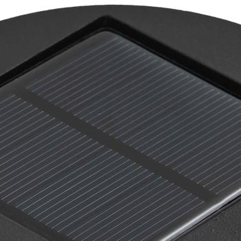 Solar LED Wegeleuchte 2 pcs Olive Grün Kalt gewalzter Stahl